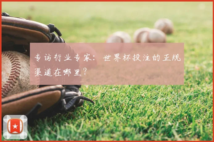 专访行业专家：世界杯投注的正规渠道在哪里？