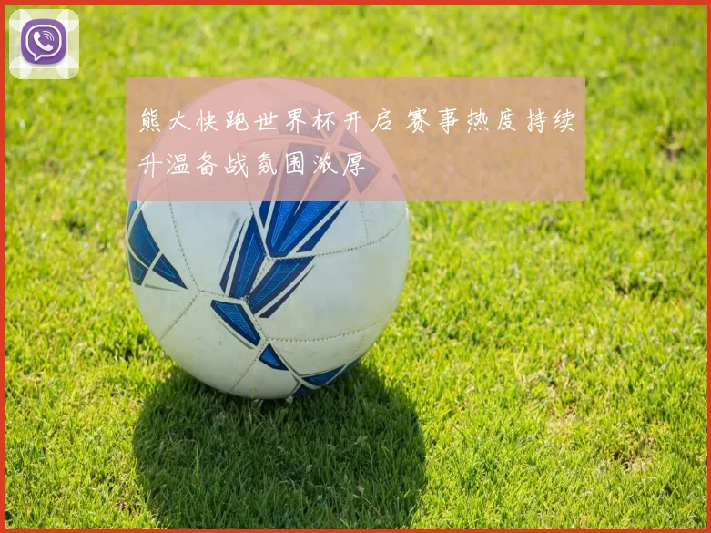 熊大快跑世界杯开启 赛事热度持续升温备战氛围浓厚