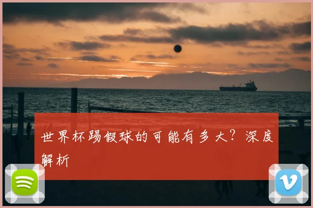 世界杯踢假球的可能有多大?深度解析